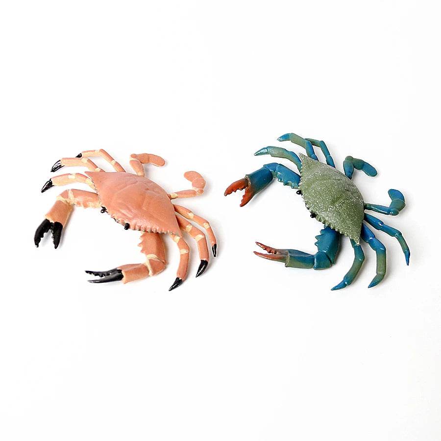 Realistic Sea Life Figurines Hermit Crab King Crab Display - ToylandEU
