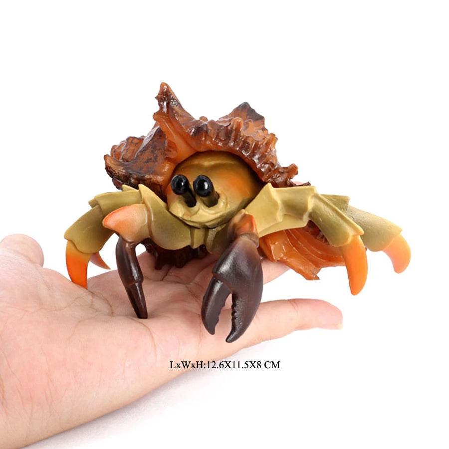 Realistic Sea Life Figurines Hermit Crab King Crab Display - ToylandEU