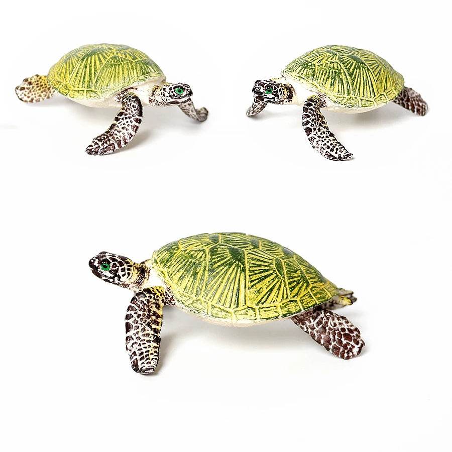 Realistic Sea Turtle Figurines Lifelike Detail Party Decor - ToylandEU