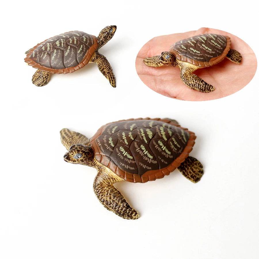 Realistic Sea Turtle Figurines Lifelike Detail Party Decor - ToylandEU