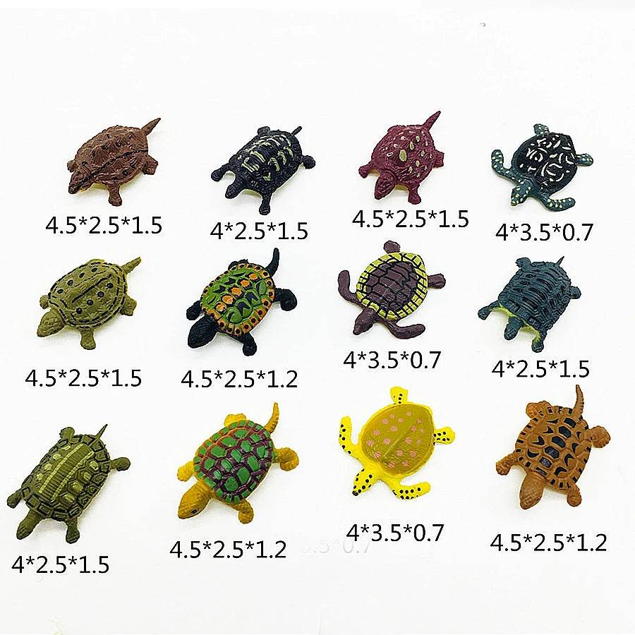 Realistic Sea Turtle Figurines Lifelike Detail Party Decor - ToylandEU