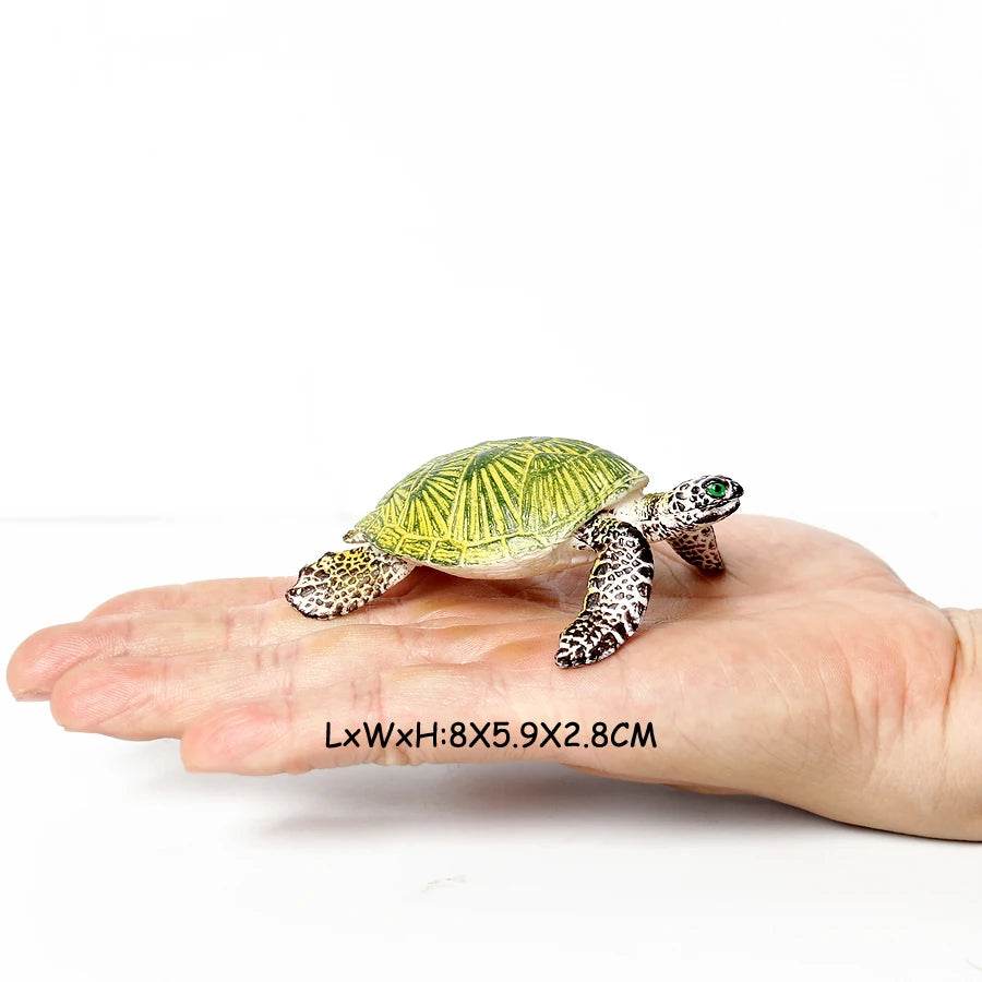 Realistic Sea Turtle Figurines Lifelike Detail Party Decor - ToylandEU