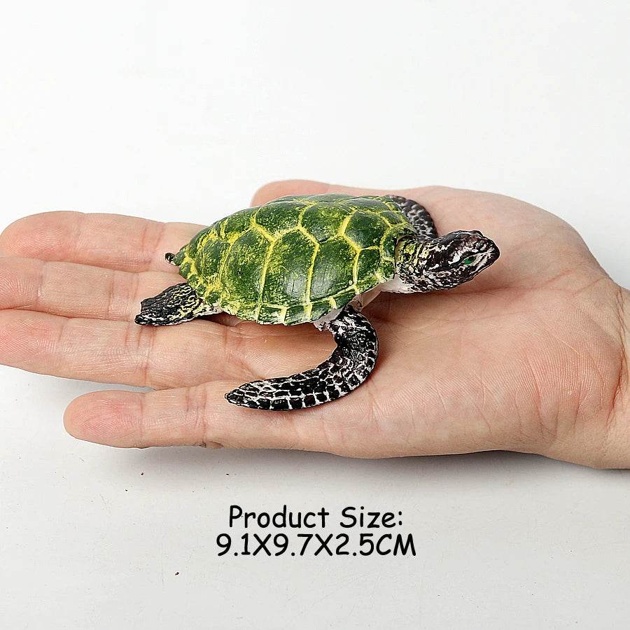 Realistic Sea Turtle Figurines Lifelike Detail Party Decor - ToylandEU