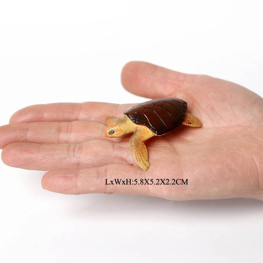 Realistic Sea Turtle Figurines Lifelike Detail Party Decor - ToylandEU