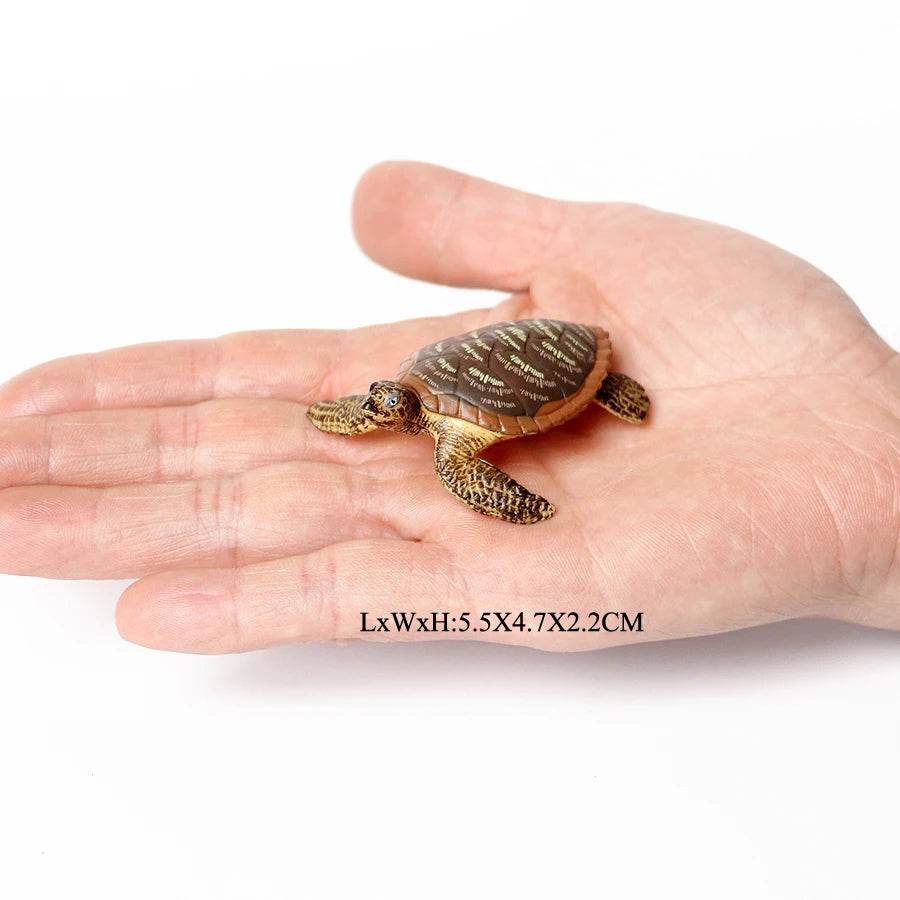 Realistic Sea Turtle Figurines Lifelike Detail Party Decor - ToylandEU