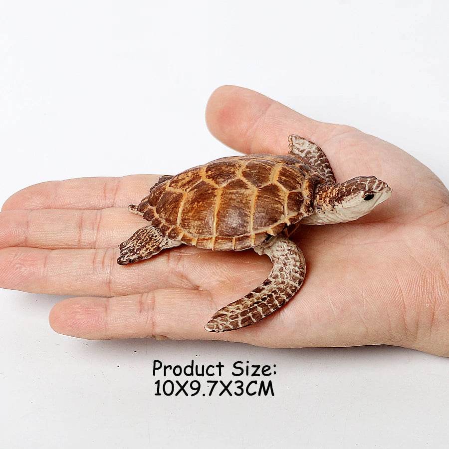 Realistic Sea Turtle Figurines Lifelike Detail Party Decor - ToylandEU