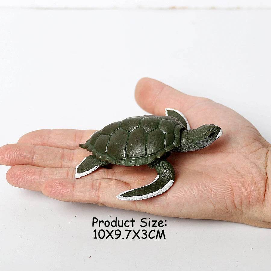 Realistic Sea Turtle Figurines Lifelike Detail Party Decor - ToylandEU