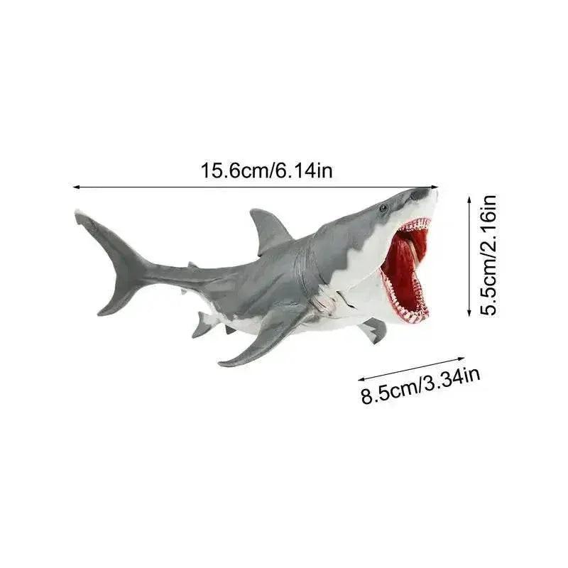  Realistic Shark Toy Figurine with Movable Mouth for Kids -  ToylandEU™