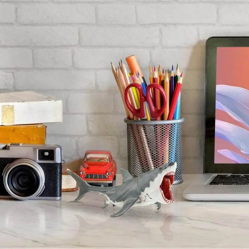 Realistic Shark Toy Figurine with Movable Mouth for Kids - ToylandEU