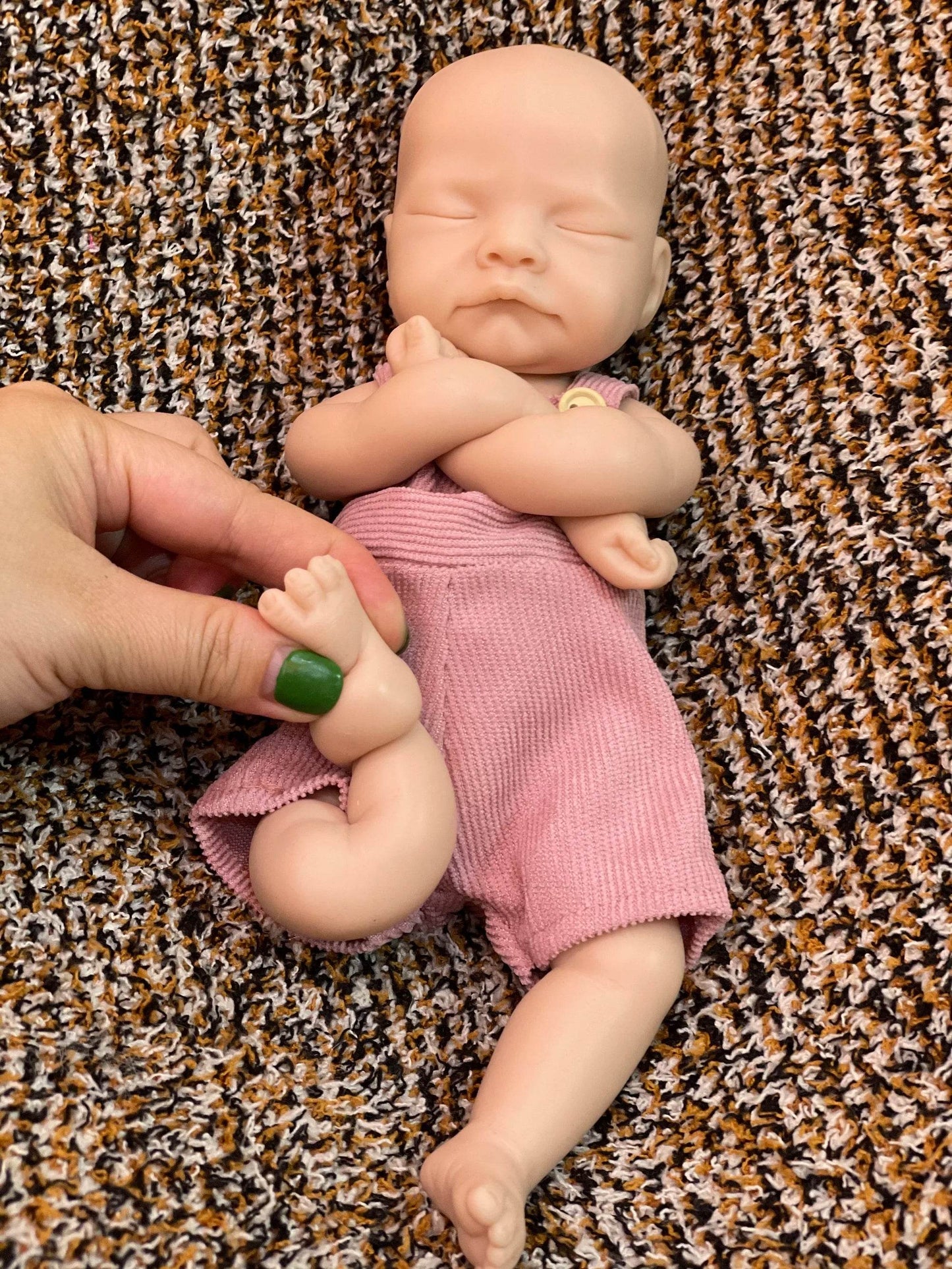 Realistic Silicone Doll Body 25cm Unpainted 8 Styles Gift - ToylandEU