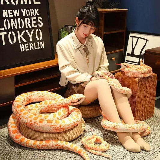  Realistic Snake Plush Toy 110 To 300cm Soft Cushion -  ToylandEU™
