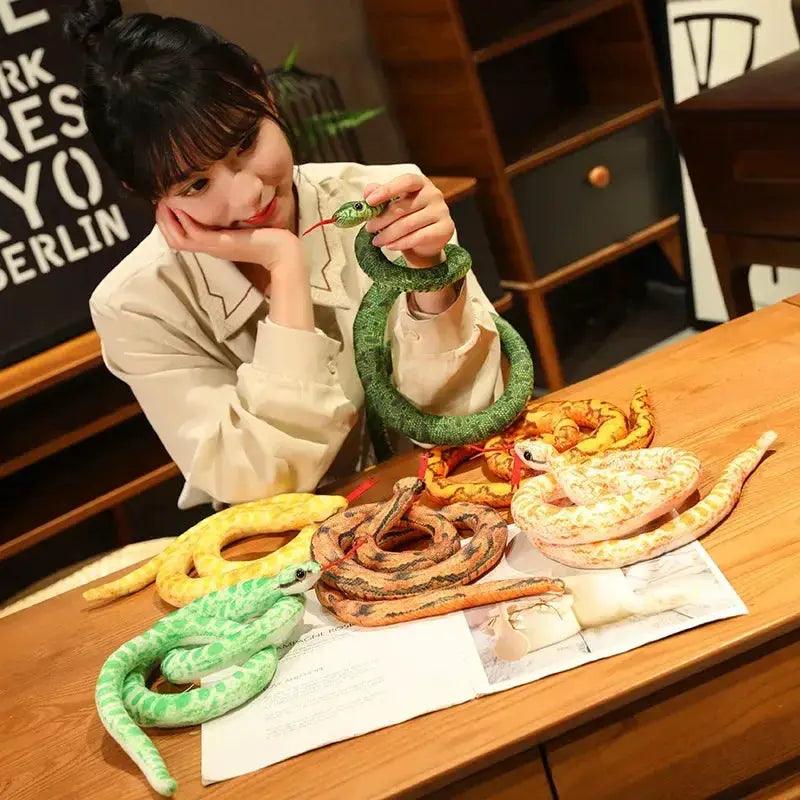  Realistic Snake Plush Toy 110 To 300cm Soft Cushion -  ToylandEU™