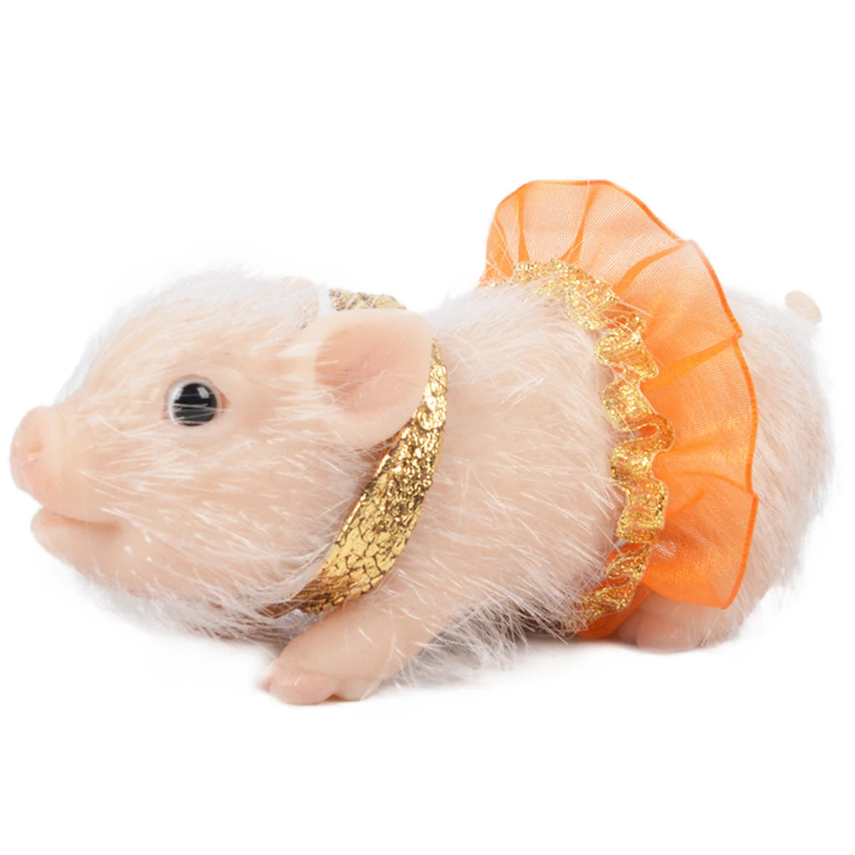 Realistic Soft Silicone Pig Doll Toy Miniature Piglet - ToylandEU