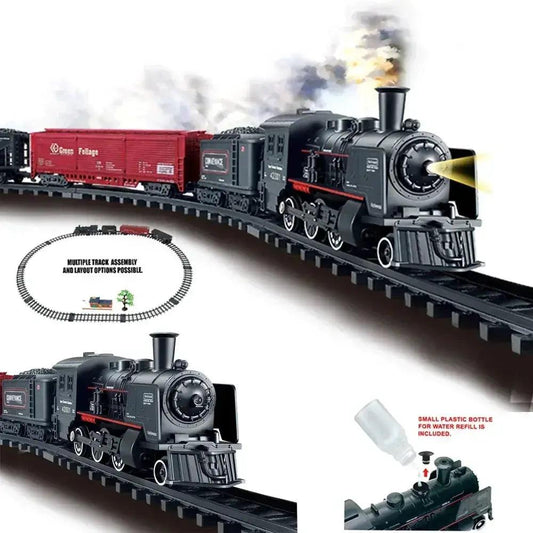  Realistic Steam Locomotive Train Set Smoke Simulation -  ToylandEU™
