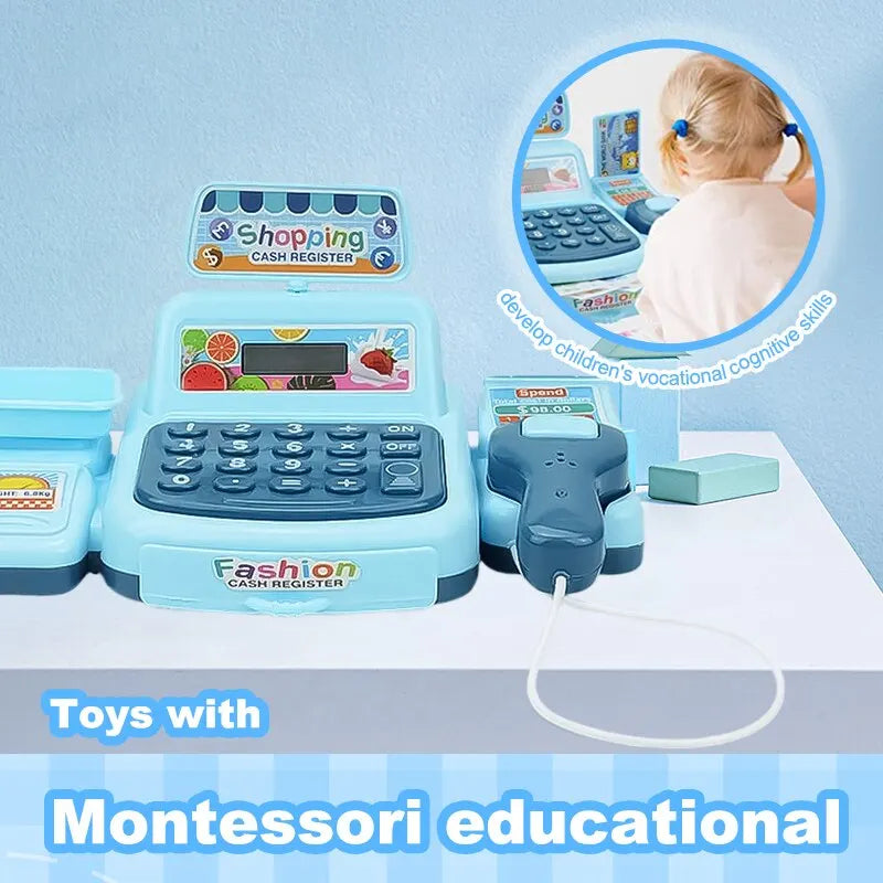 Realistic Supermarket Cashier Toy With Electronic Gameplay And Lighting And Sound Effects For Young Shoppers - ToylandEU