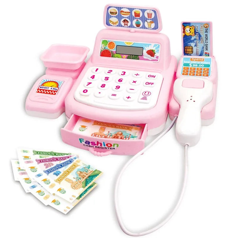 Realistic Supermarket Cashier Toy With Electronic Gameplay And Lighting And Sound Effects For Young Shoppers - ToylandEU