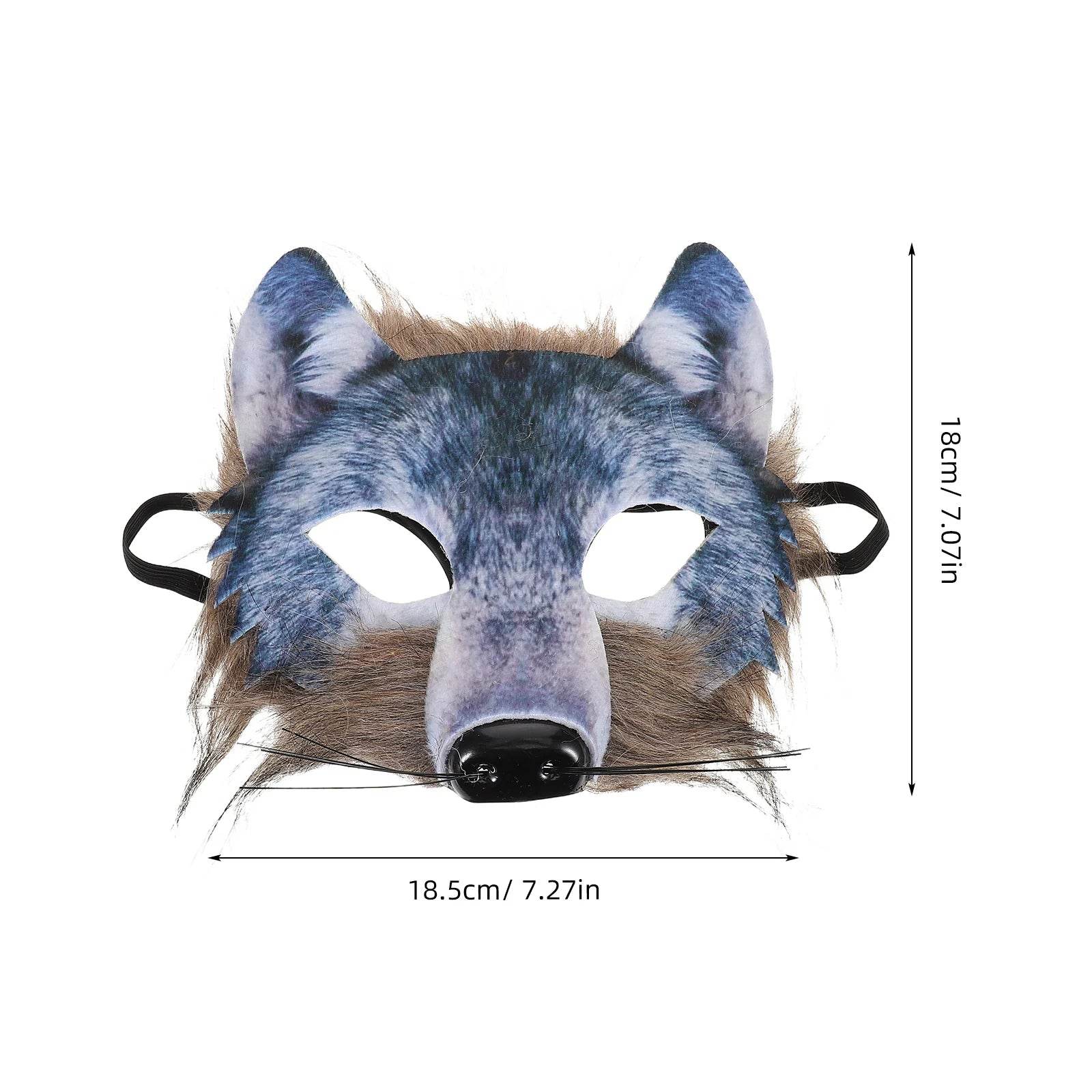 Realistic Tiger Mask Half Face EVA Mask For Cosplay Party - ToylandEU