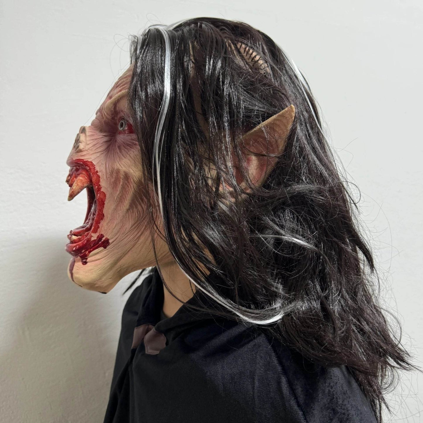 Realistic Vampire Mask Full Head Latex Bloody Fangs Adult - ToylandEU