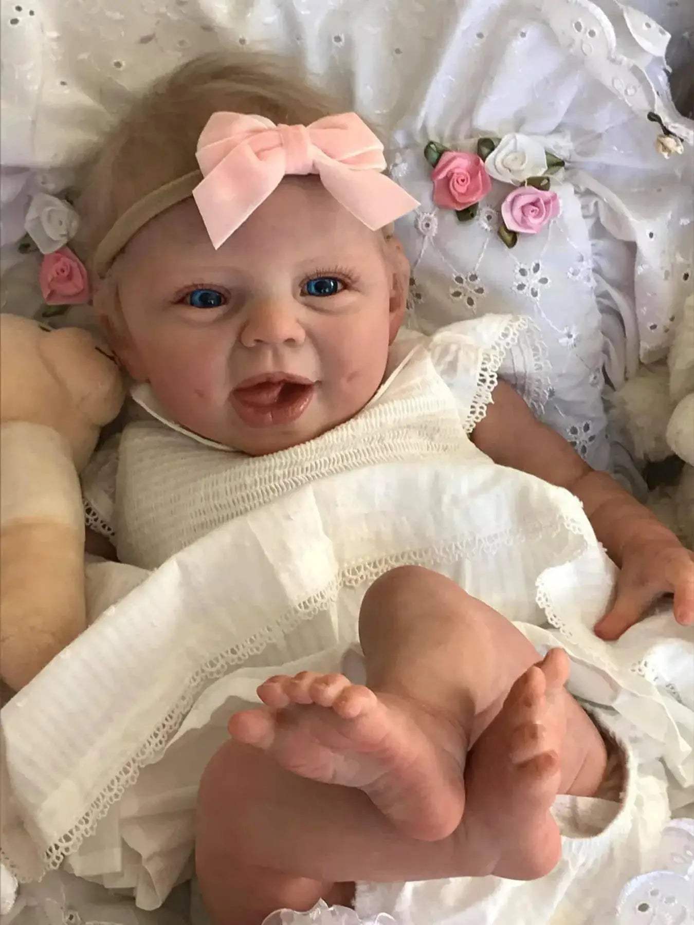  22 Inch Baby Girl Doll Lifelike Soft Touch Gift -  ToylandEU™