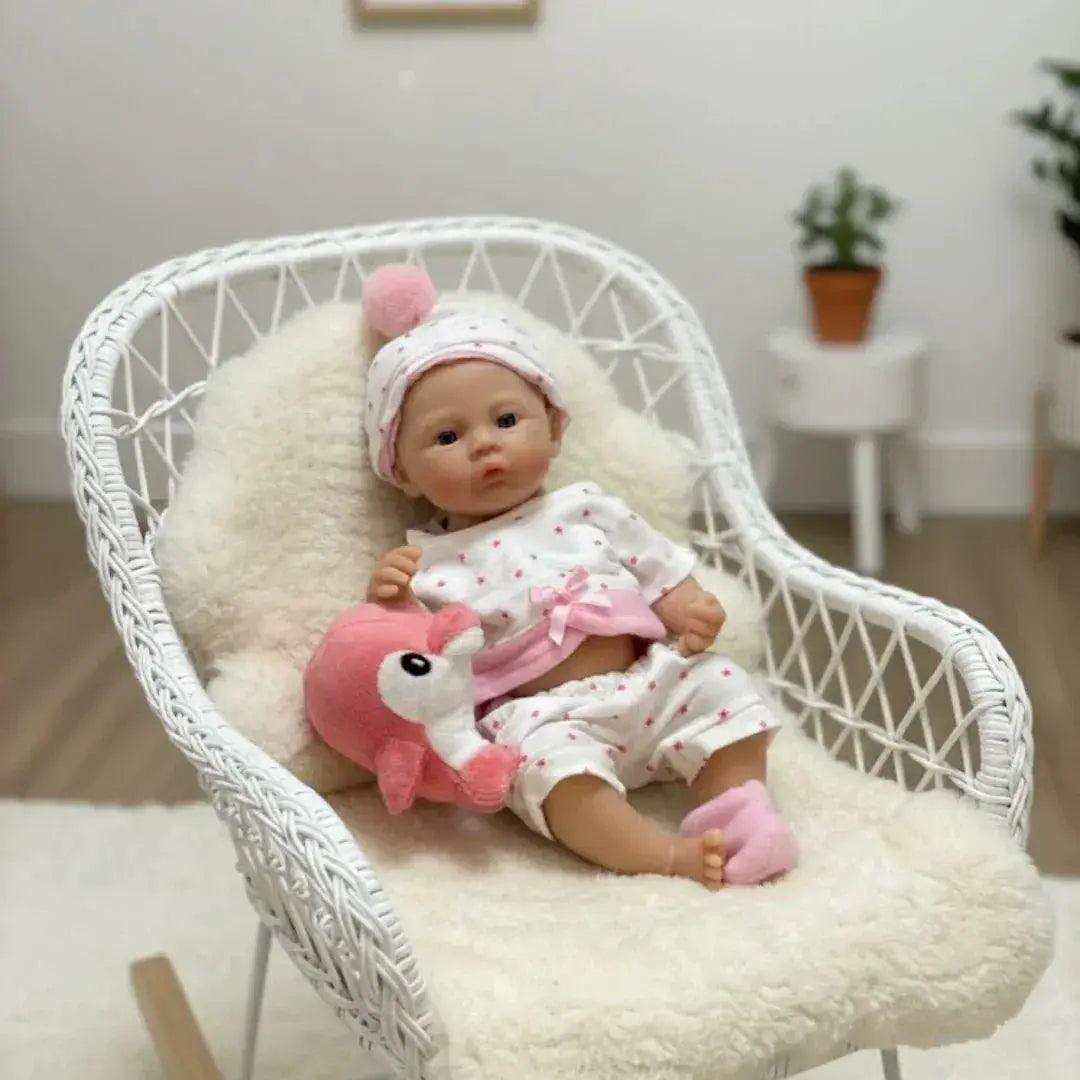  Silicone Reborn Baby Doll 13 Inch Lifelike Soft Touch -  ToylandEU™