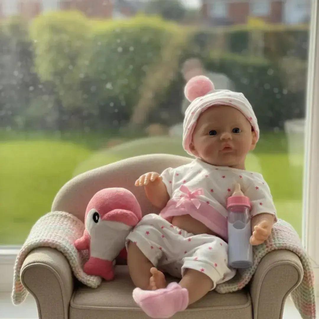  Silicone Reborn Baby Doll 13 Inch Lifelike Soft Touch -  ToylandEU™