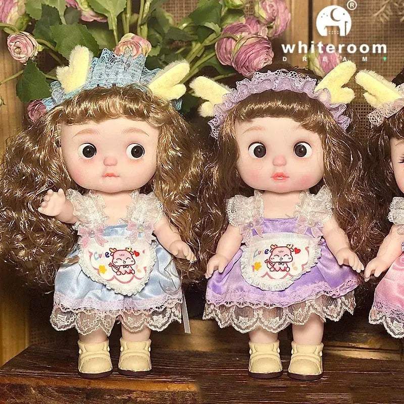 Reborn Baby Doll 25cm Cute Big Head Gift For Girls - ToylandEU