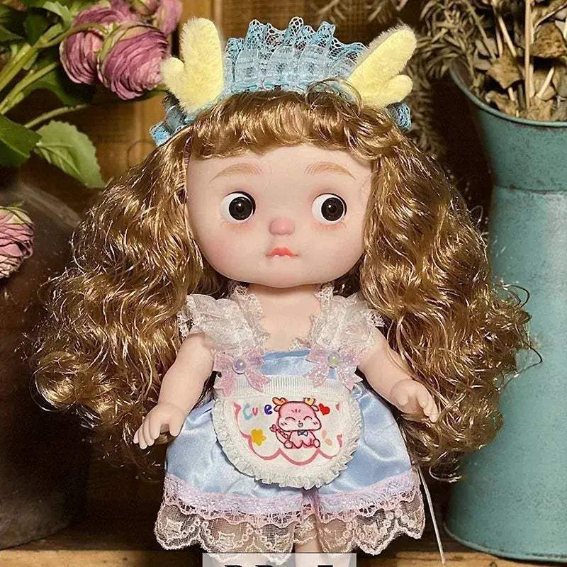 Reborn Baby Doll 25cm Cute Big Head Gift For Girls - ToylandEU