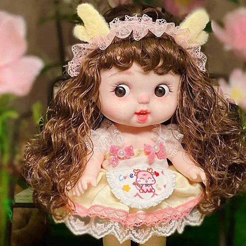 Reborn Baby Doll 25cm Cute Big Head Gift For Girls - ToylandEU