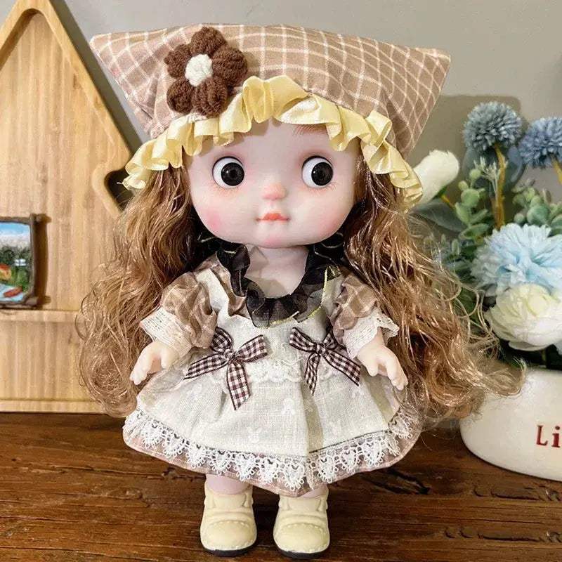 Reborn Baby Doll 25cm Cute Big Head Gift For Girls - ToylandEU