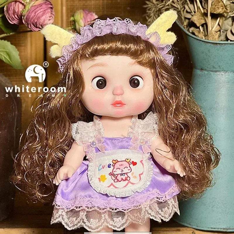 Reborn Baby Doll 25cm Cute Big Head Gift For Girls - ToylandEU
