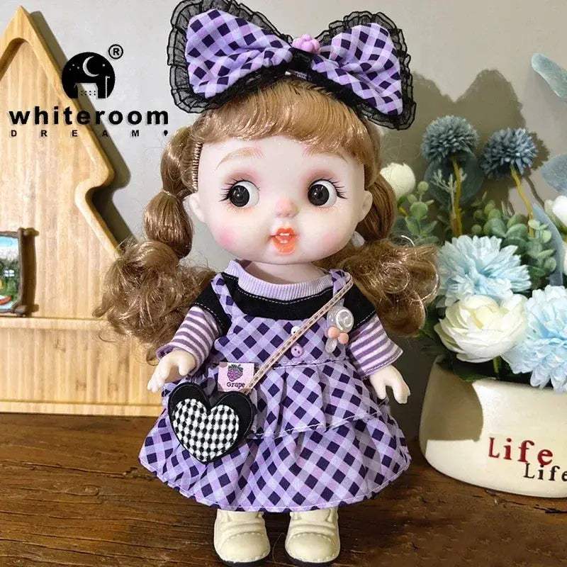 Reborn Baby Doll 25cm Cute Big Head Gift For Girls - ToylandEU