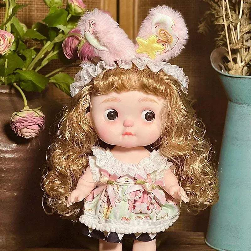 Reborn Baby Doll 25cm Cute Big Head Gift For Girls - ToylandEU