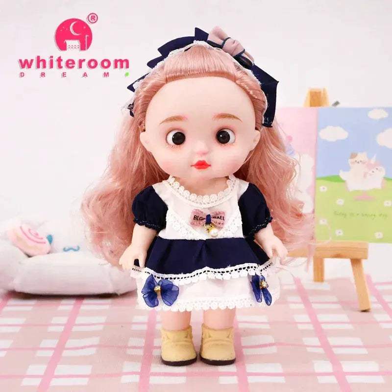Reborn Baby Doll 25cm Cute Fat Cheeky Girl Gift Deluxe - ToylandEU