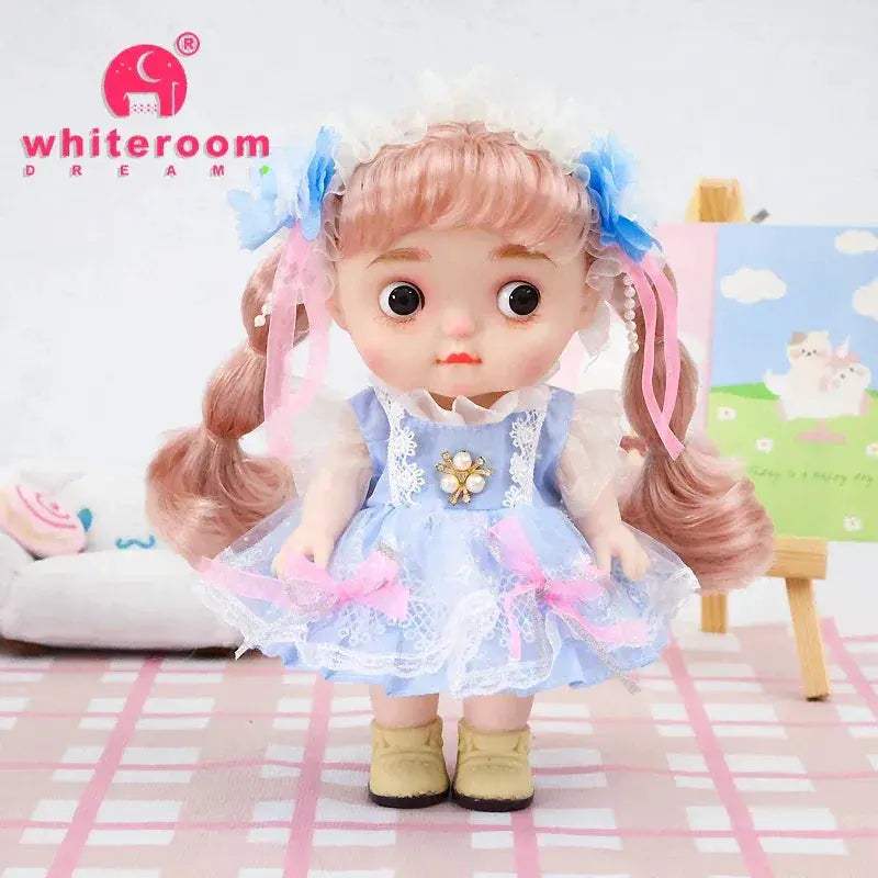 Reborn Baby Doll 25cm Cute Fat Cheeky Girl Gift Deluxe - ToylandEU
