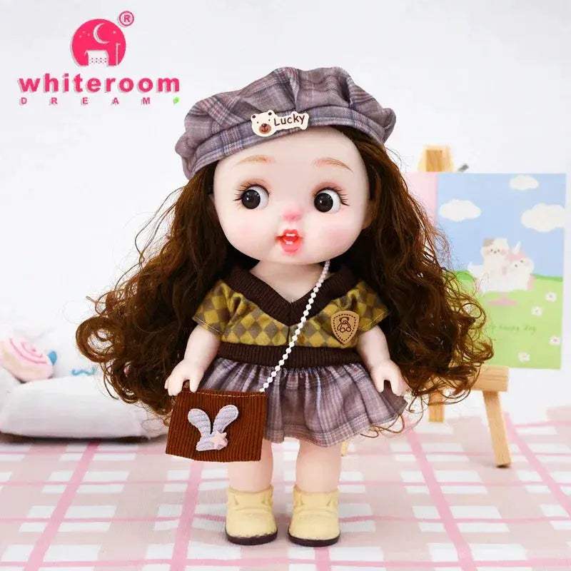 Reborn Baby Doll 25cm Cute Fat Cheeky Girl Gift Deluxe - ToylandEU
