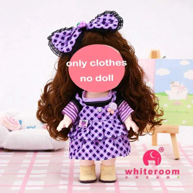 Reborn Baby Doll 25cm Cute Fat Cheeky Girl Gift Deluxe - ToylandEU