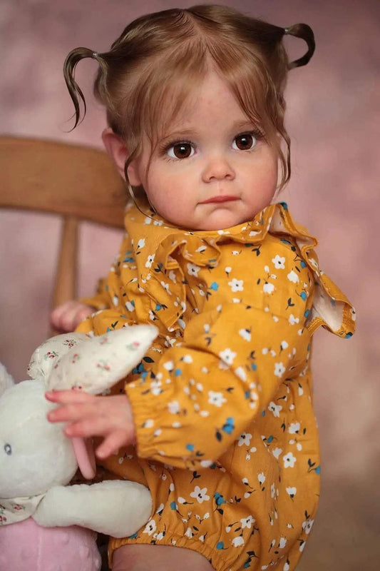  Reborn Baby Doll 60cm Hand Rooted Hair Soft Body -  ToylandEU™