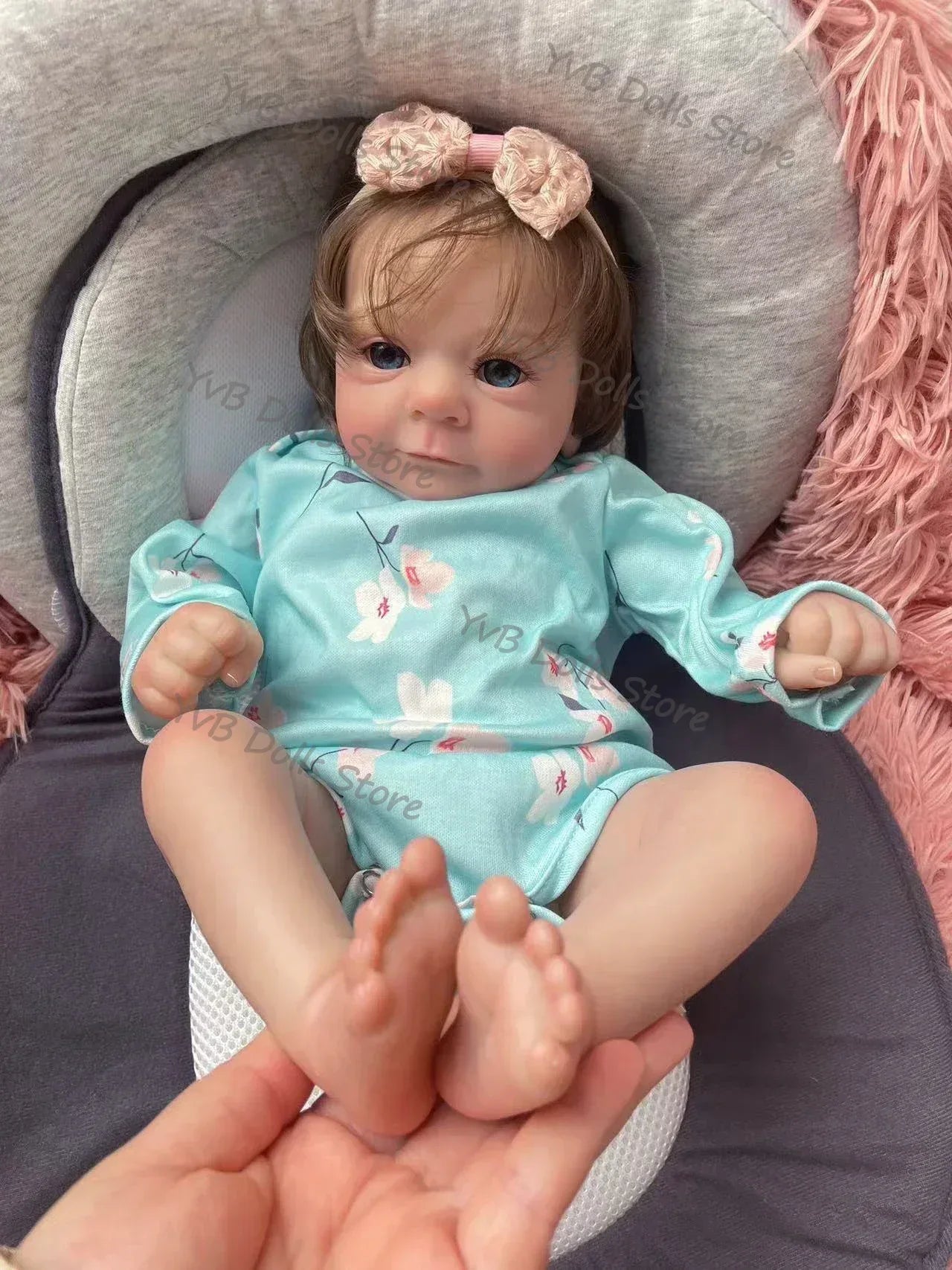 Reborn Baby Doll Felicia 18 Inch Lifelike Soft Touch - ToylandEU