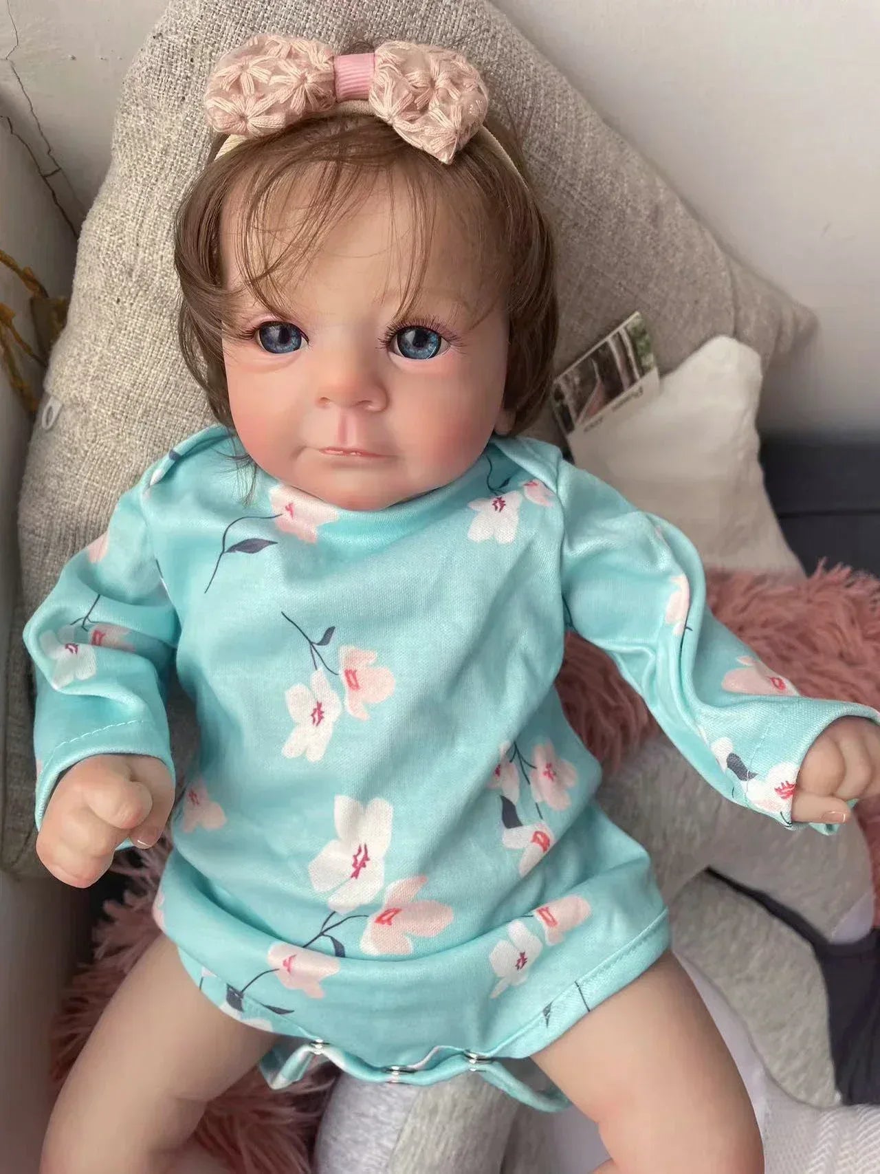 Reborn Baby Doll Felicia 18 Inch Lifelike Soft Touch - ToylandEU