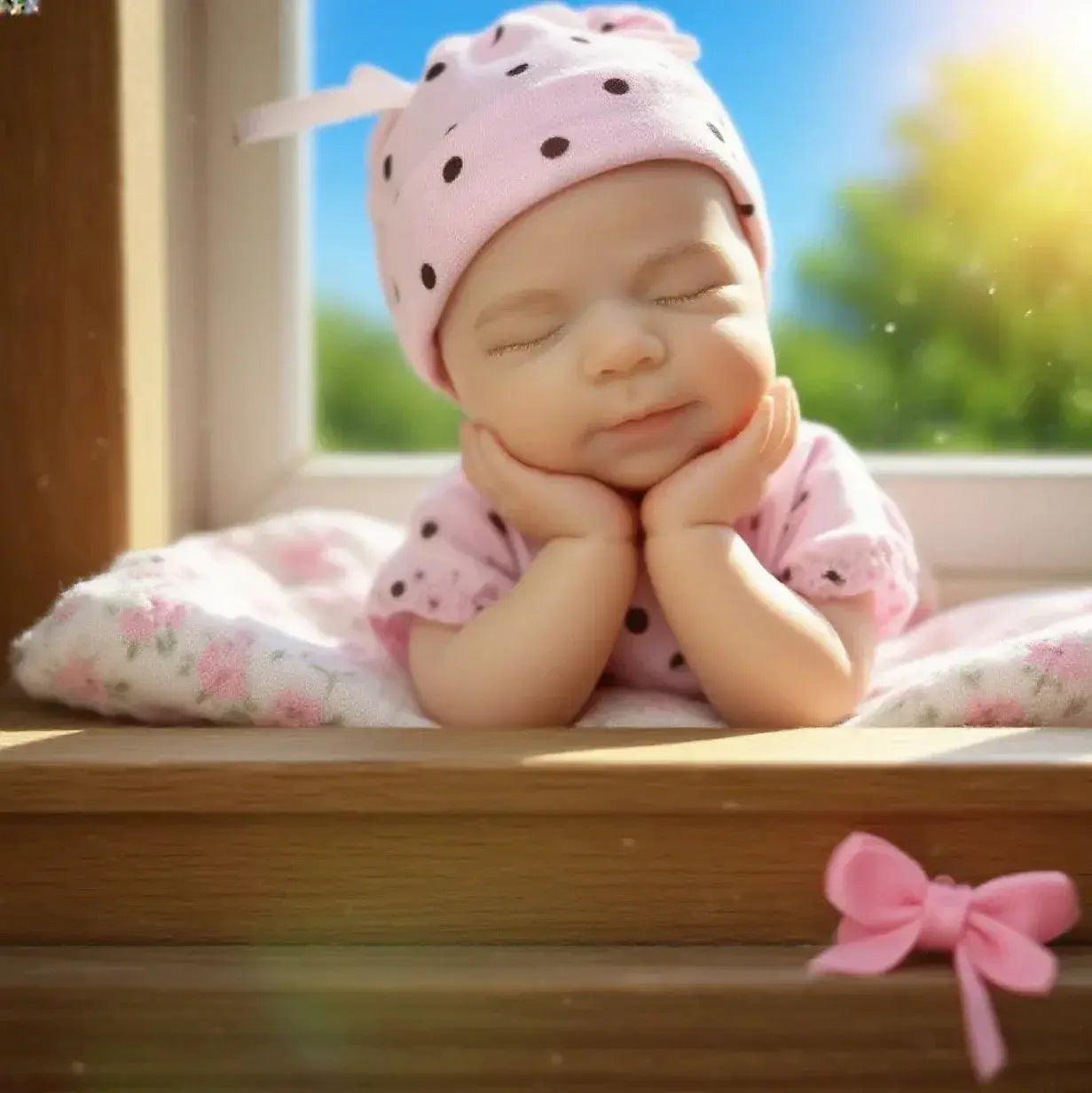  Silicone Reborn Doll 13 Inch Open Mouth 3D Painted -  ToylandEU™