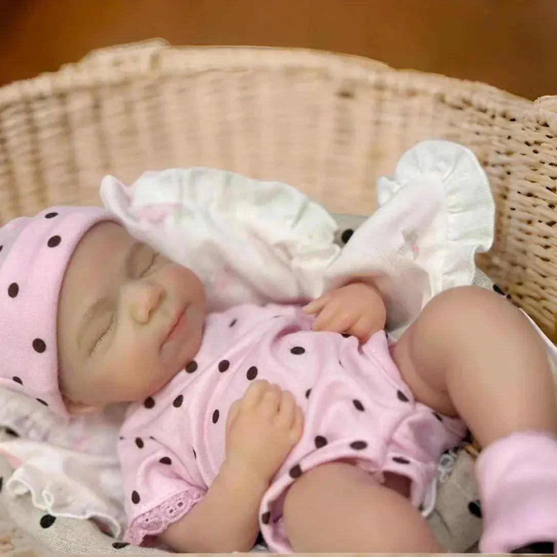  Silicone Reborn Doll 13 Inch Open Mouth 3D Painted -  ToylandEU™