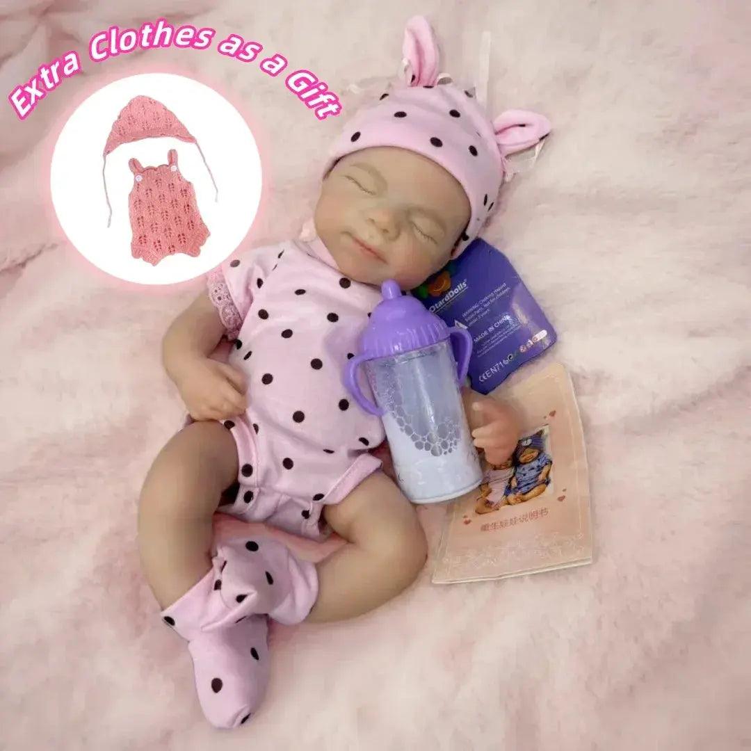  Silicone Reborn Doll 13 Inch Open Mouth 3D Painted -  ToylandEU™