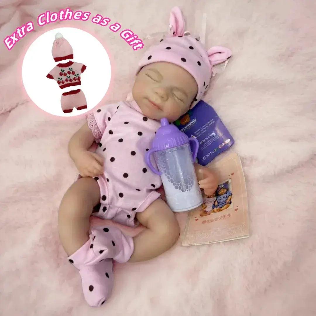 Silicone Reborn Doll 13 Inch Open Mouth 3D Painted -  ToylandEU™
