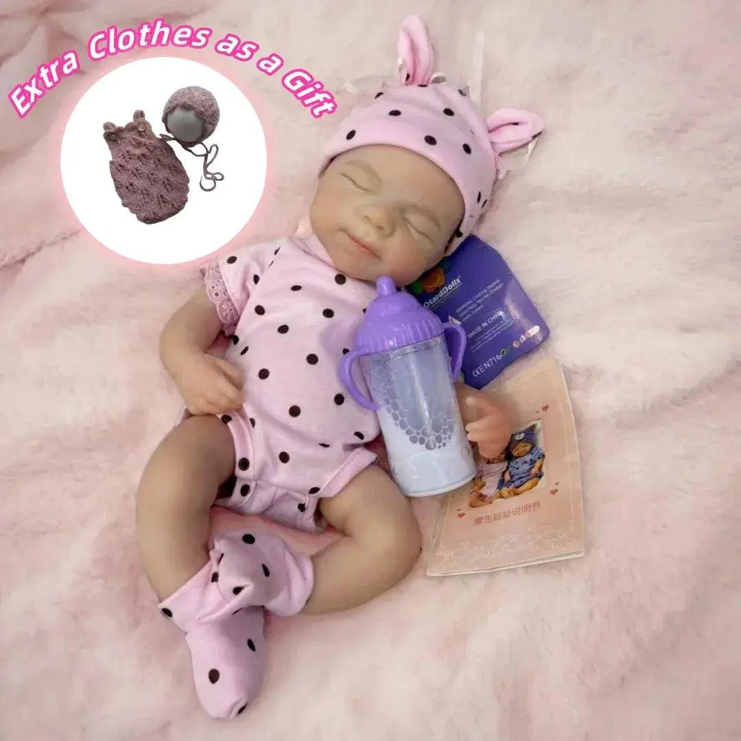  Silicone Reborn Doll 13 Inch Open Mouth 3D Painted -  ToylandEU™