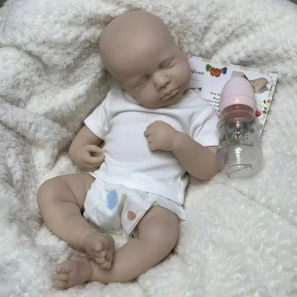  18 Inch Silicone Reborn Doll Open Mouth Soft Body Gift -  ToylandEU™