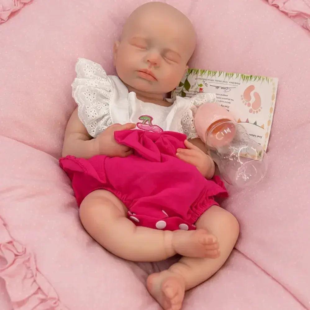  18 Inch Silicone Reborn Doll Open Mouth Soft Body Gift -  ToylandEU™