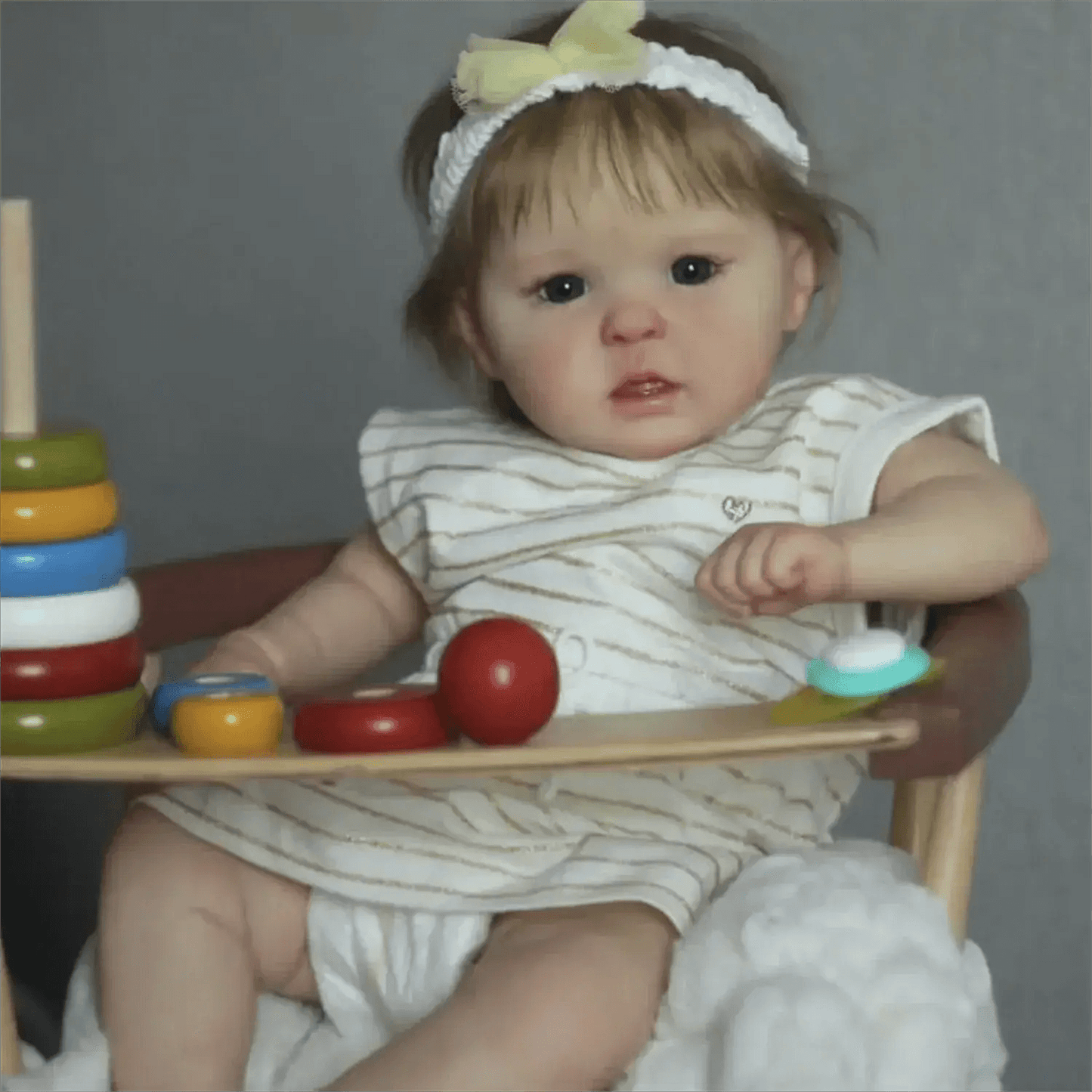  18 Inch Reborn Doll With Rooted Hair Soft Vinyl Premium -  ToylandEU™