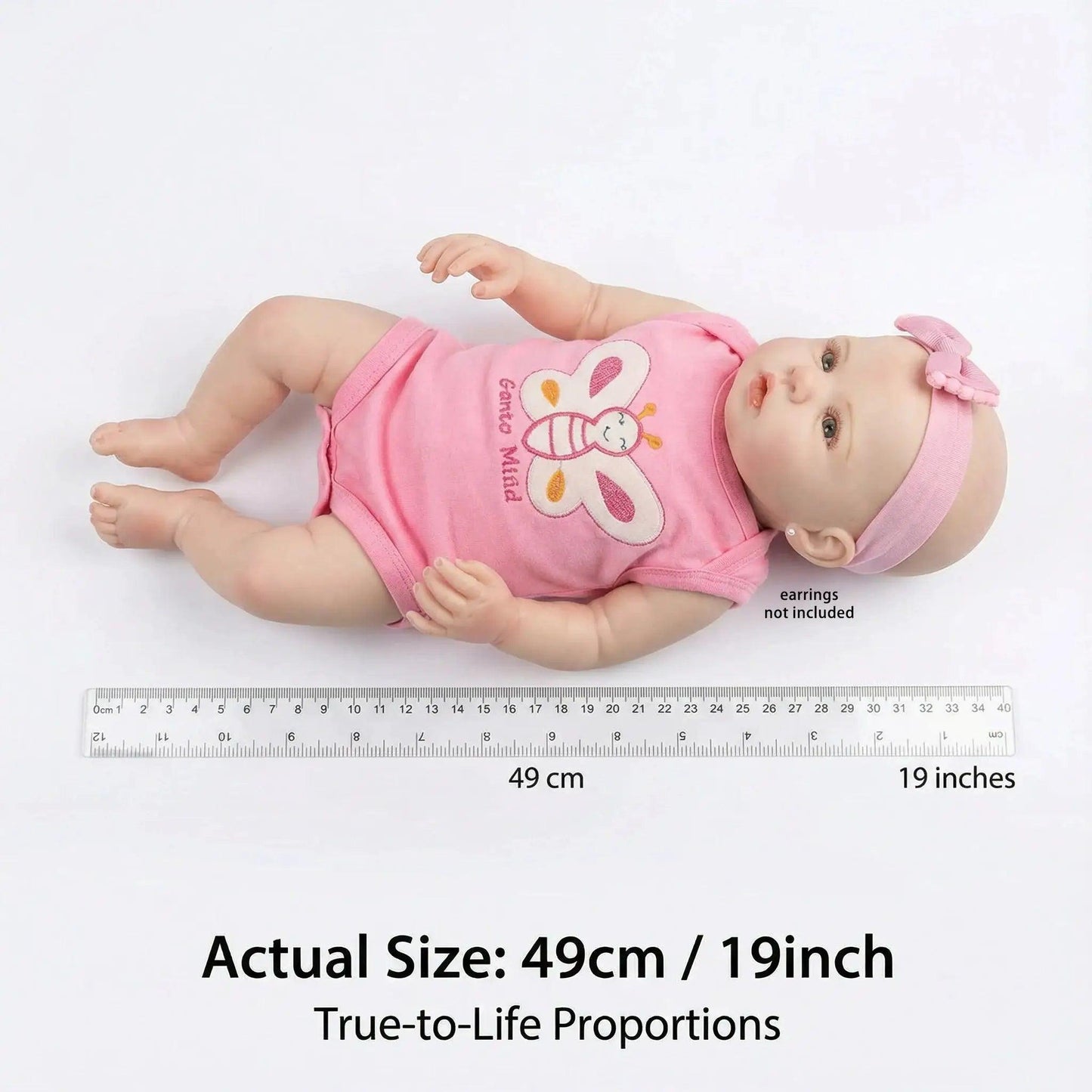  Soft Vinyl Reborn Doll 19 Inch Full Body Abigail Gift -  ToylandEU™
