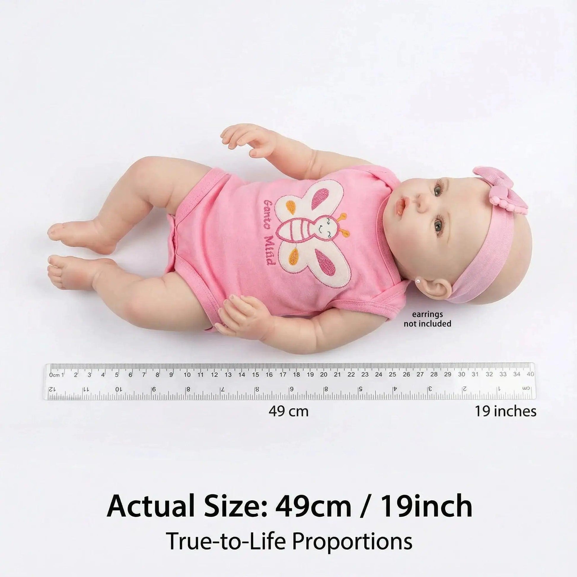  Soft Vinyl Reborn Doll 19 Inch Full Body Abigail Gift -  ToylandEU™