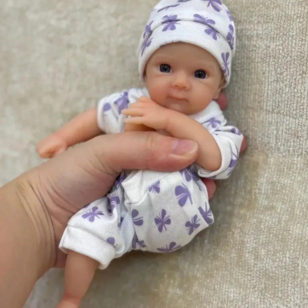  Waterproof Silicone Reborn Doll 20cm Soft Mini Girl -  ToylandEU™
